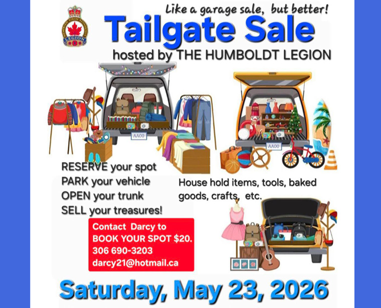 Image of Tailgate Sale at the Humboldt Legion, Saturday, May 23